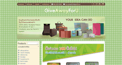 Desktop Screenshot of giveawayforu.com